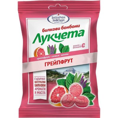 Бонбони Лукчета Грейпфрут 75ГР