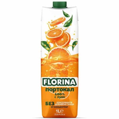 Флорина Портокал 100% 1Л