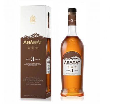 Бренди Арарат 3* 0.7Л