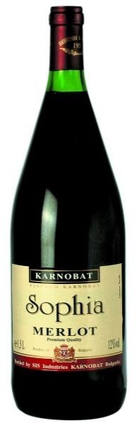 Вино София Мерло Карнобат 1.5Л