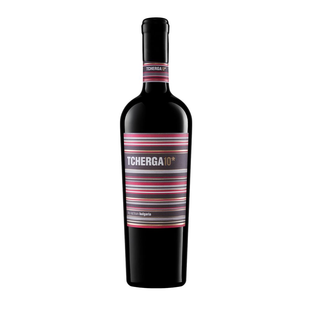 Вино Tcherga Червена 10* 0.75Л