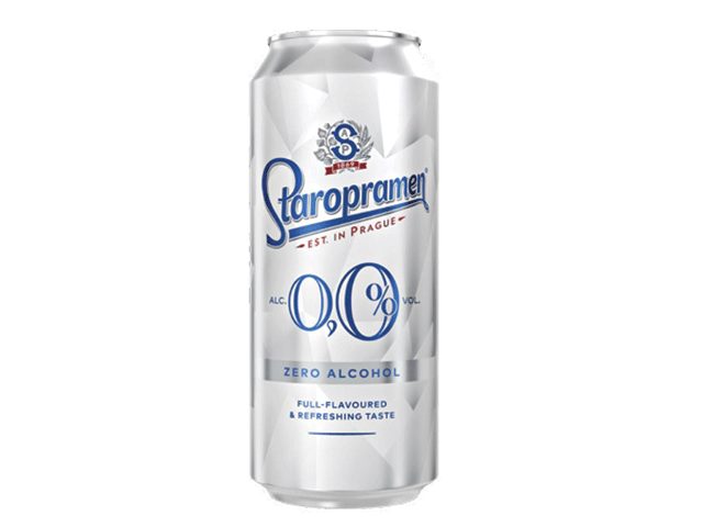 Бира Старопрамен 0,0% Кен 0.500Л
