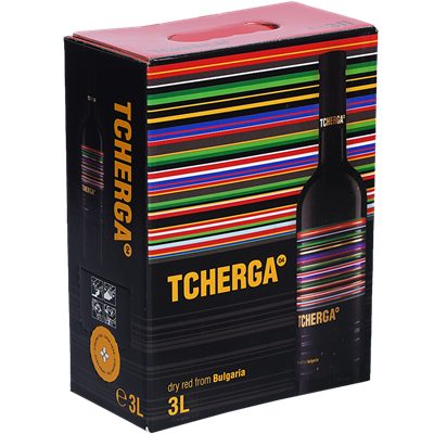 Вино Tcherga Червена 3Л