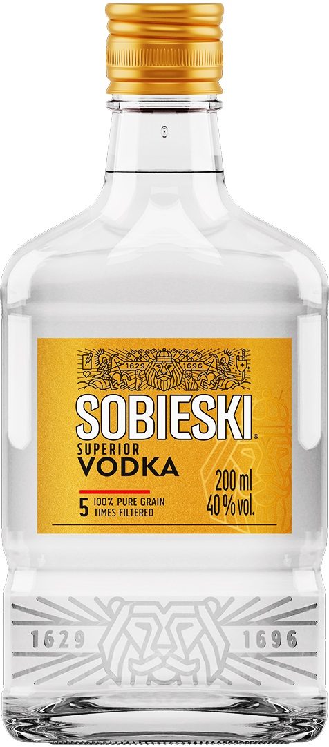 Водка Собиески Супериор 0.200Л
